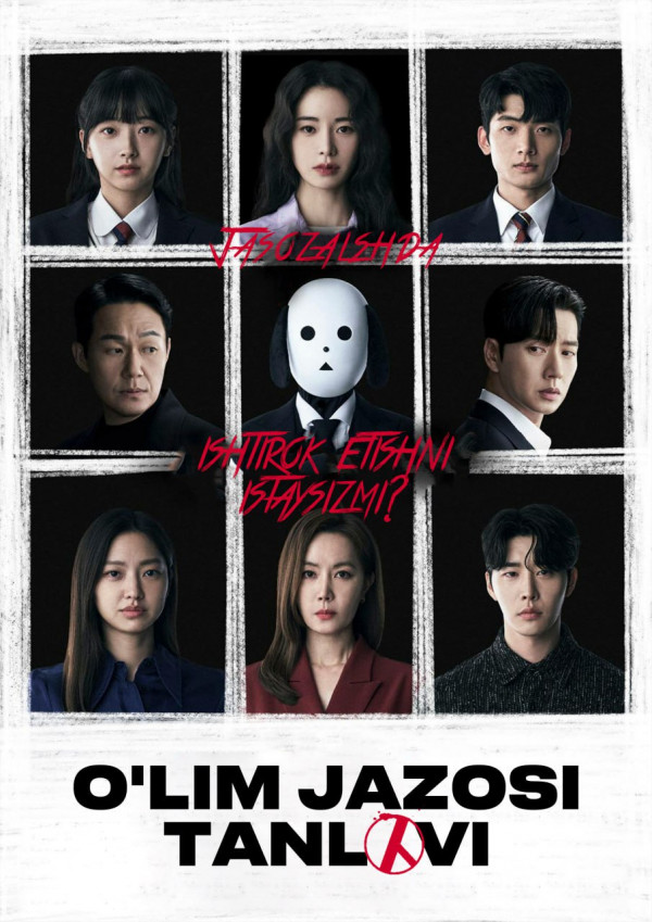 O'lim jazosi tanlovi 1-2-3-4-5-6-7-8-9-10 qism koreya serial uzbek tilida